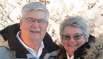 Brenda Gibbs and late husband, Barry Hamre