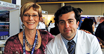 Adele Kulyk and Dr Juan Luque, Hospital Almater Surgeon
