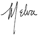 Melva's signature